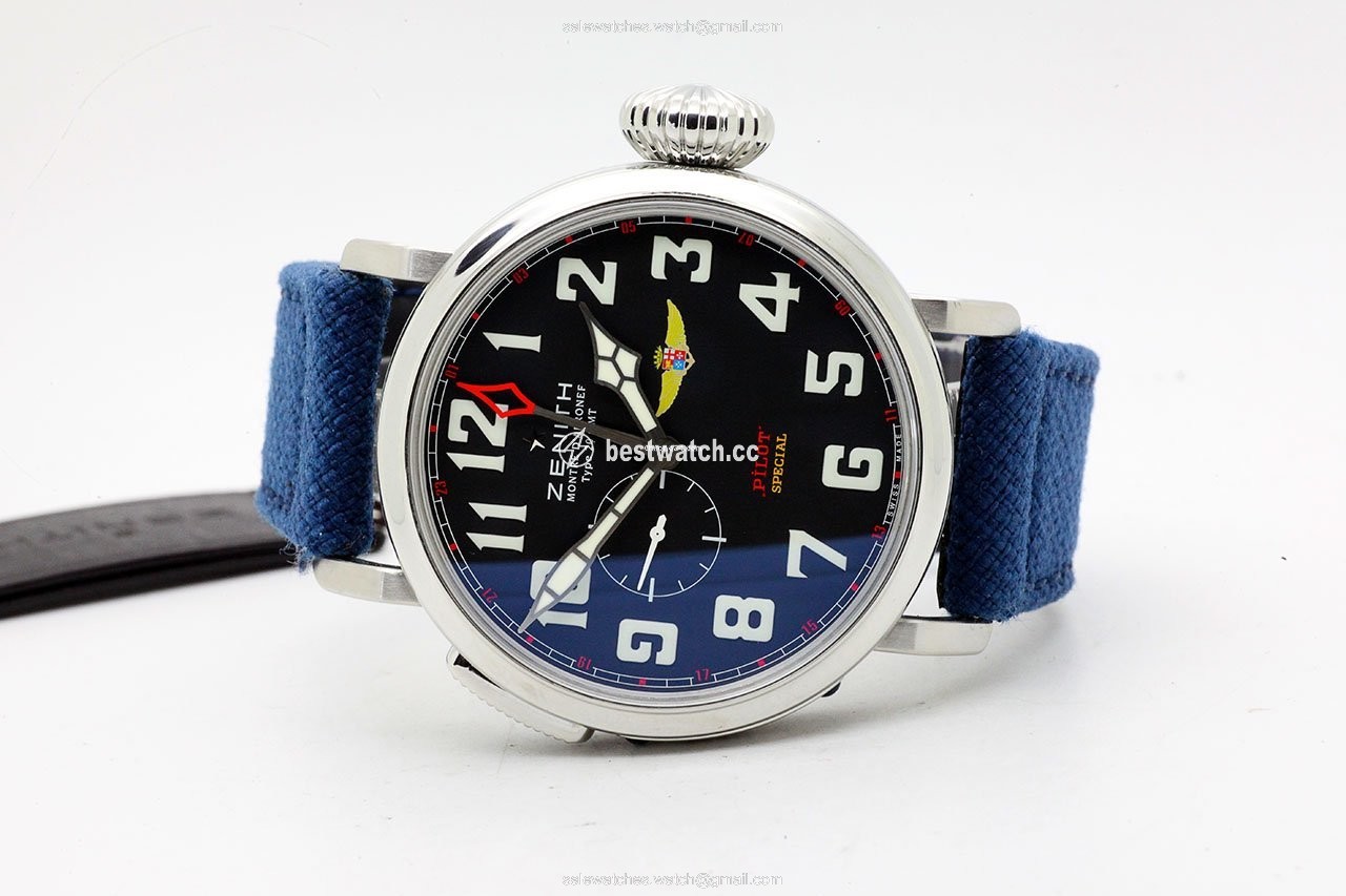 IMG_9085 Zenith Pilot Type 20 GMT Automatic Steel 03.2433.693 27.C739 Replica 2