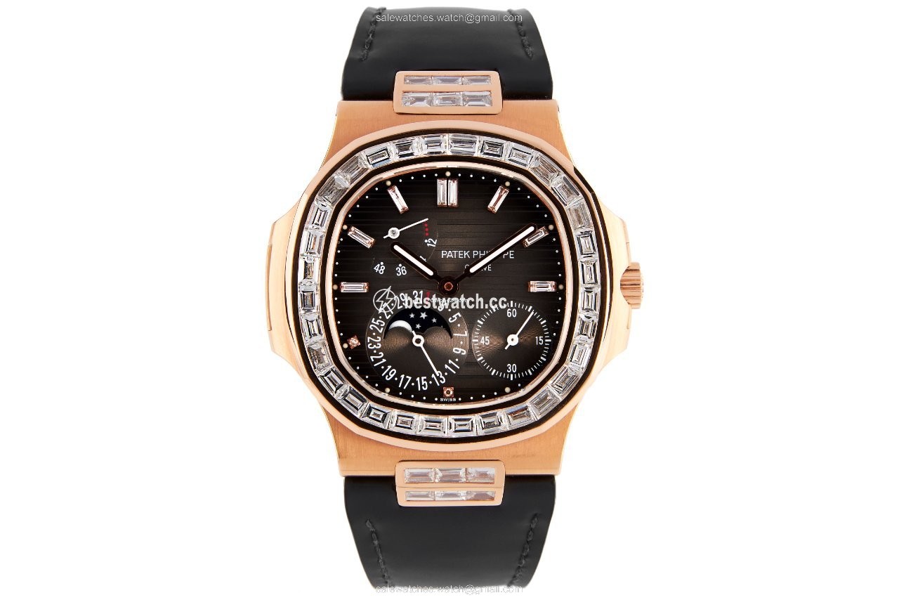IMG_9085 Patek Philippe Nautilus Mens watch Unisex Automatic Rose gold 5712R-001 Replica 2