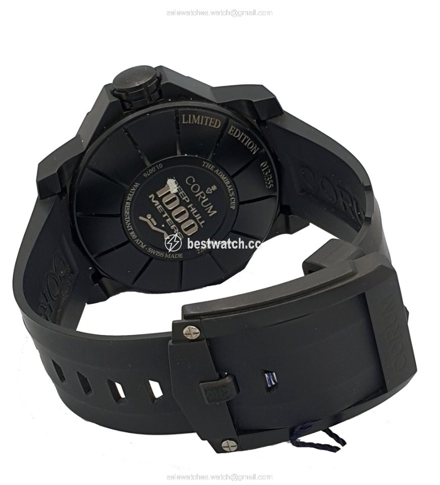 IMG_9085 Corum Admirals Cup Seafender Deep Hull Mens watch Unisex Automatic Titanium 947.950.94-0371 AN22 Replica 2