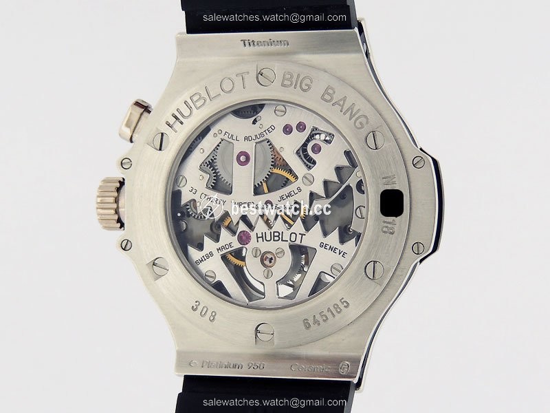 Hublot Bigger Bang Mens watch Unisex Manual winding Platinum 308.TM.130.RX Replica 2