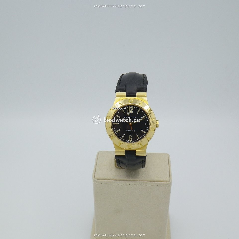 IMG_9085 Bulgari Diagono Womens watch Automatic Yellow gold LC29G Replica 2