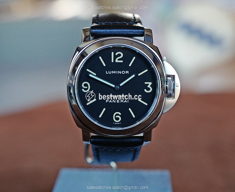 IMG_9085 Panerai Luminor Base Manual winding Steel PAM 02 Replica 2