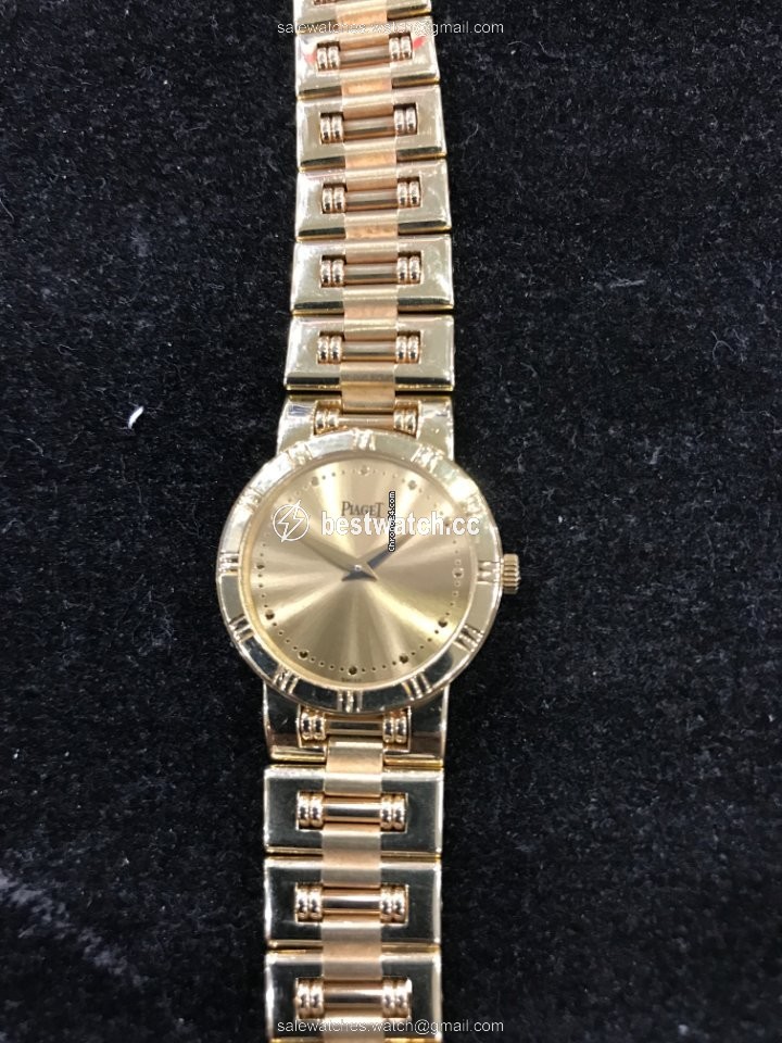 IMG_9085 Piaget Dancer Womens watch Quartz Yellow gold 01GOA02034 Replica 2