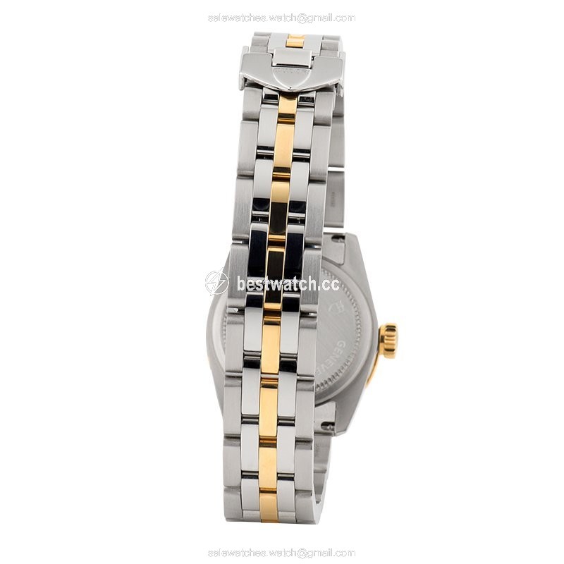 Tudor Glamour Date Womens watch Automatic Gold Steel 51003 Replica 2