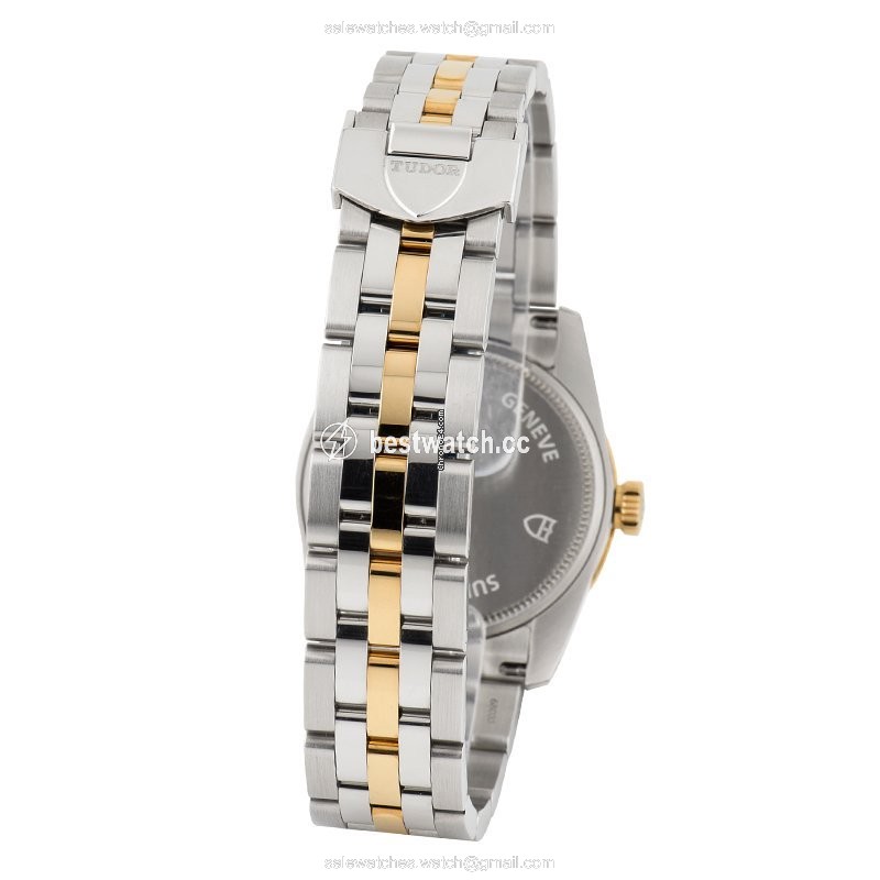 IMG_9085 Tudor Glamour Date Womens watch Automatic Gold Steel 53003 Replica 2