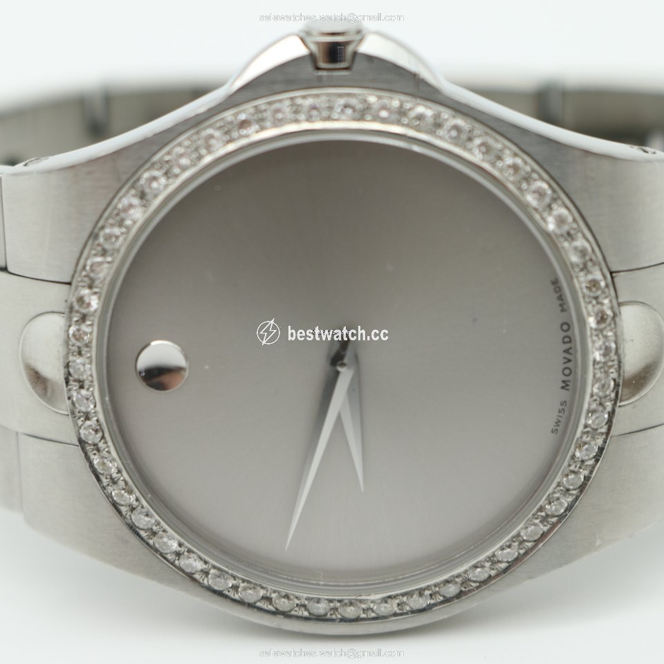 Movado Mens watch Unisex Quartz Steel Movado Luno Replica 2