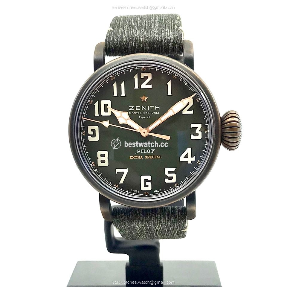 IMG_9085 Zenith Pilot Mens watch Unisex Automatic Bronze 29.2430.679 63.I001 Replica 2