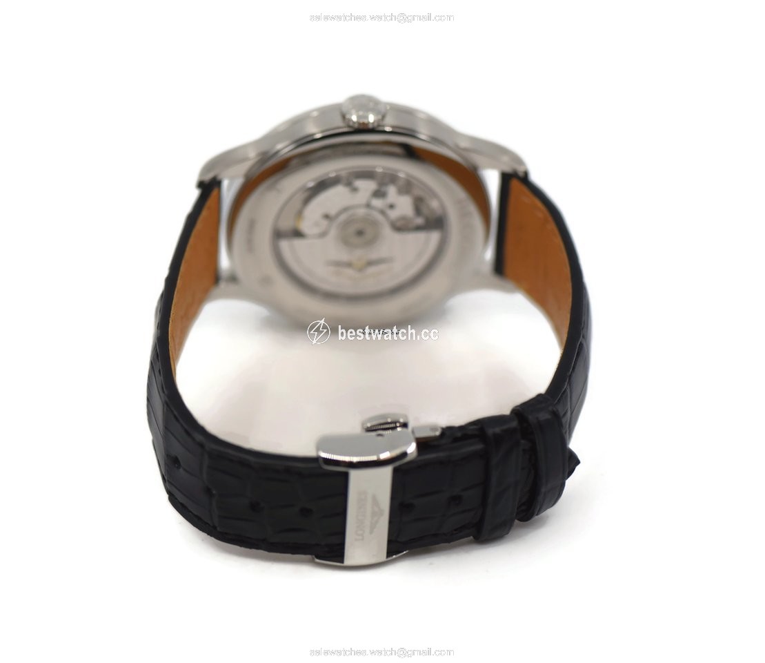 Longines Record Mens watch Unisex Automatic Steel L2.821.4.56.6 Replica 2