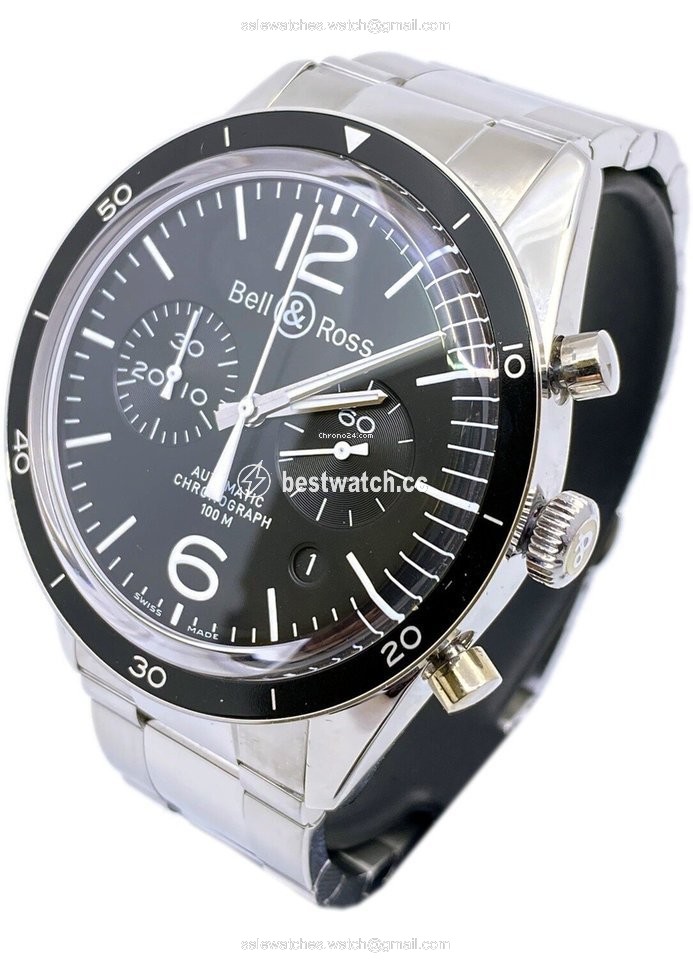 IMG_9085 Bell & Ross BR V1 Mens watch Unisex Automatic Steel BRV126-BL-BE SST Replica 2