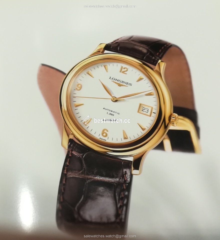 IMG_9085 Longines Mens watch Unisex Automatic Yellow gold L2.630.6 Replica 2