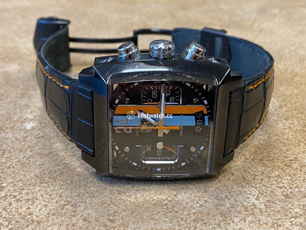 TAG Heuer Monaco Calibre 36 Mens watch Unisex Automatic Steel CAL5112 Replica 2