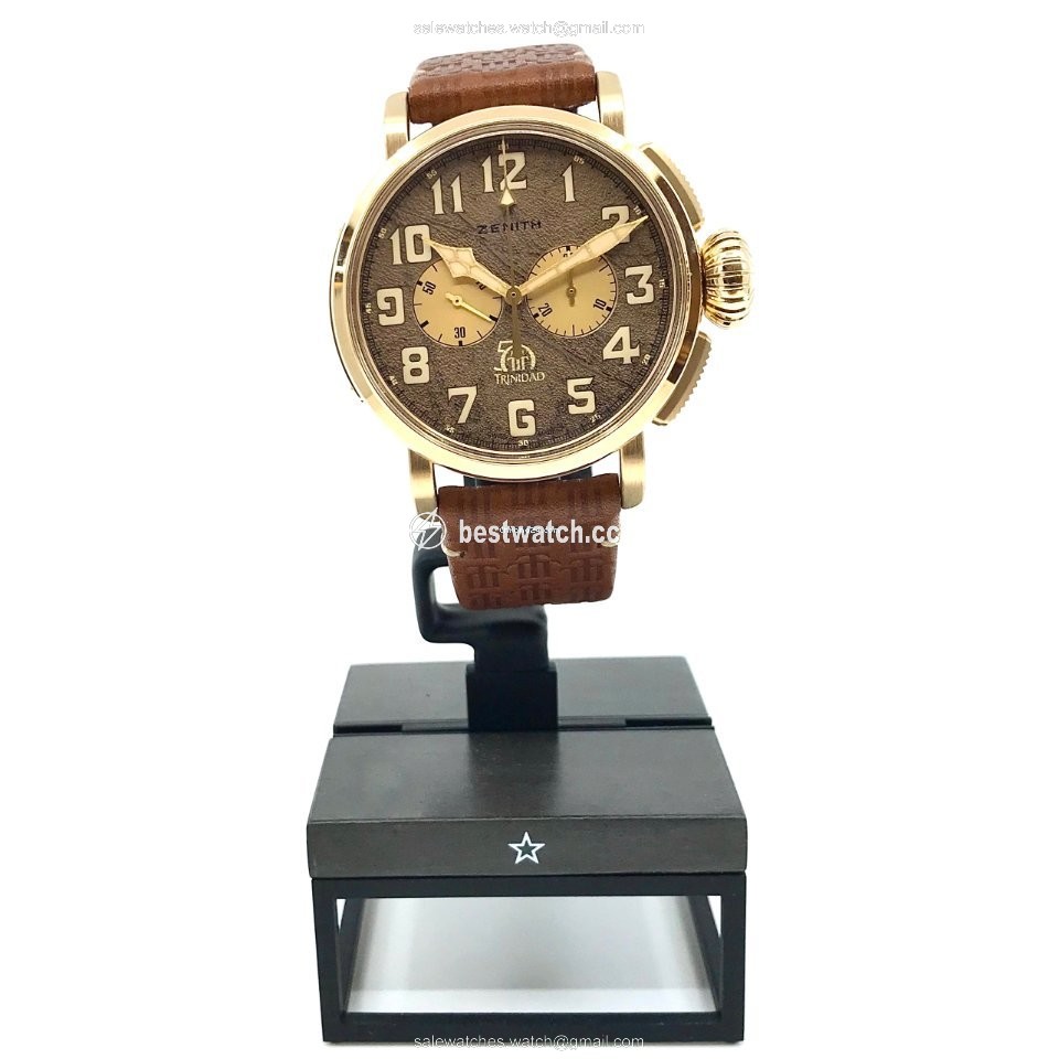 Zenith Pilot Mens watch Unisex Automatic Yellow gold 30.2430.4069 78.C811 Replica 2