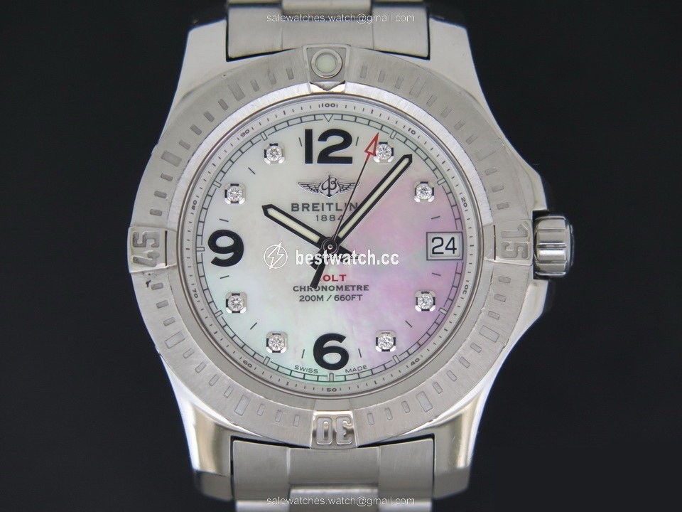 IMG_9085 Breitling Colt 36 Womens watch Quartz Steel A74389 Replica 2