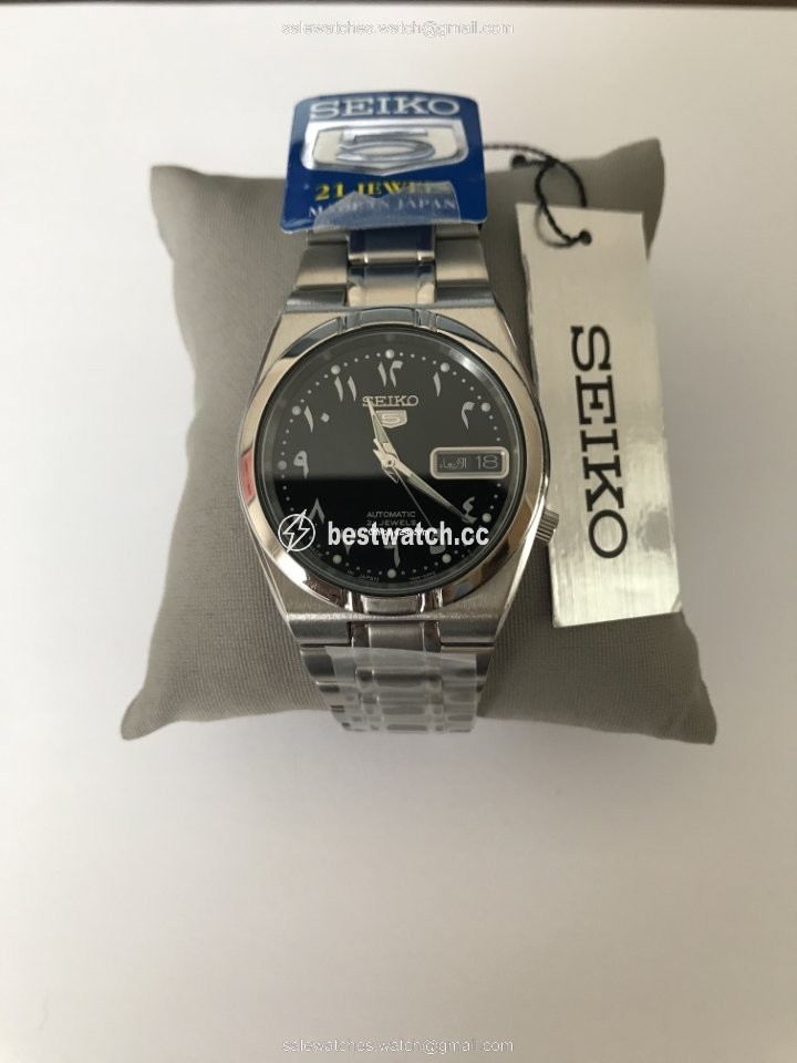 Seiko 5 Mens watch Unisex Automatic Steel SNK063J5 Replica 2