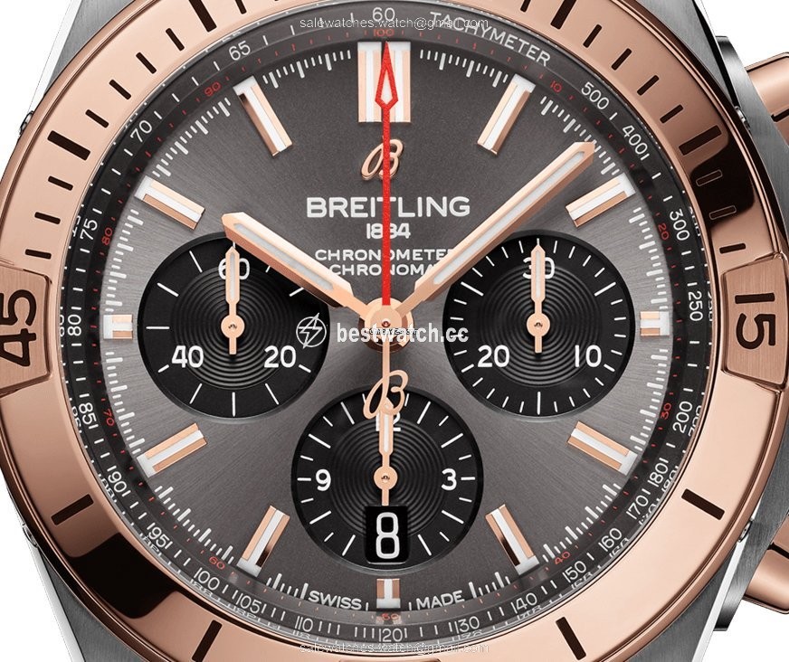 IMG_9085 Breitling Chronomat Mens watch Unisex Automatic Gold Steel UB0134101B1U1 Replica 2