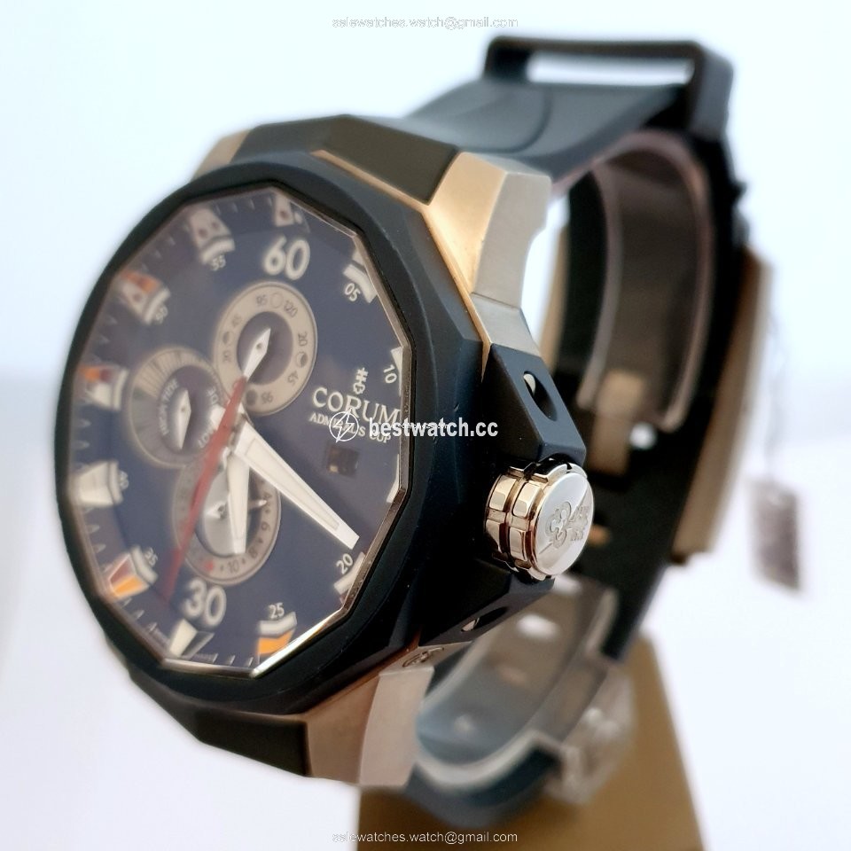 IMG_9085 Corum Admirals Cup Seafender Tides 48 Mens watch Unisex Automatic Titanium 277.933.06 0373 AB12 Replica 2
