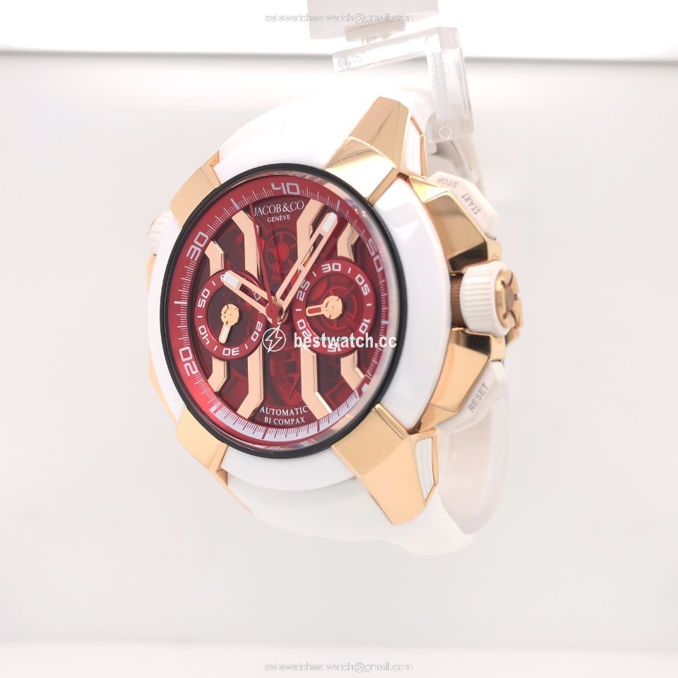 IMG_9085 Jacob & Co. Mens watch Unisex Automatic Rose gold EC312.42.PB.RR.A Replica 2