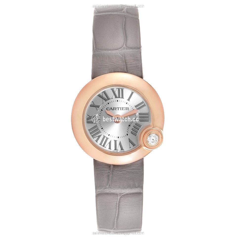 Cartier Ballon Blanc Womens watch Quartz Rose gold WGBL0002 Replica 2