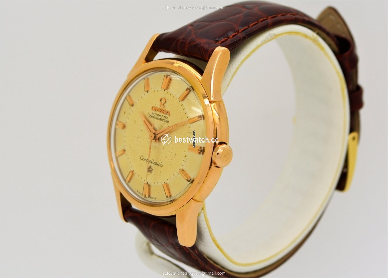 IMG_9085 Omega Constellation Mens watch Unisex Automatic Rose gold 14381 Replica 2
