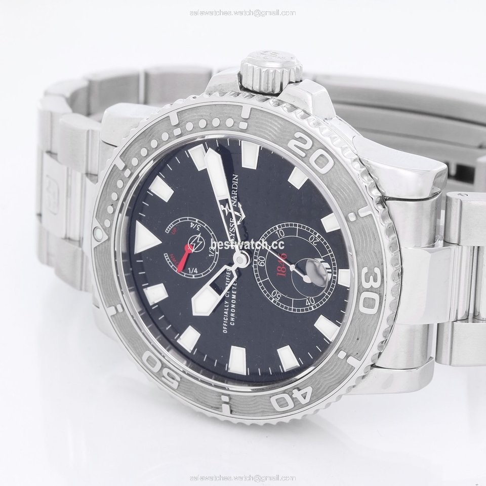 IMG_9085 Ulysse Nardin Maxi Marine Diver Mens watch Unisex 263-33-7 92 Replica 2
