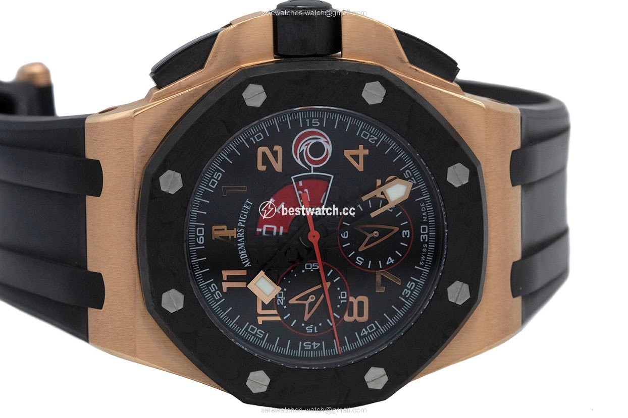 Audemars Piguet Royal Oak Offshore Chronograph Mens watch Unisex Automatic Rose gold 26062OR.OO.A002CA.01 Replica 2