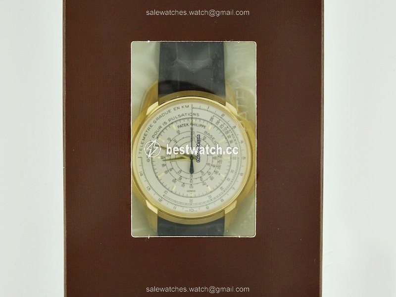 Patek Philippe Chronograph Mens watch Unisex Automatic Yellow gold 5975J-001 Replica 2