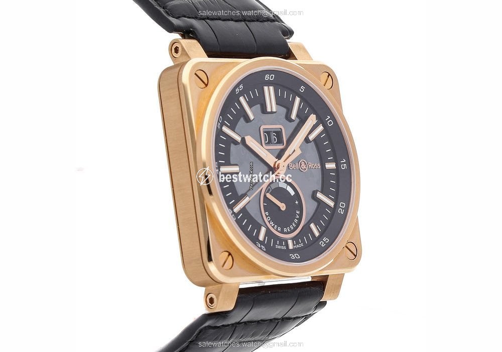 IMG_9085 Bell & Ross BR 03-90 Grande Date et Reserve de Marche Mens watch Unisex Automatic Rose gold BR0390-PINKGOLD Replica 2