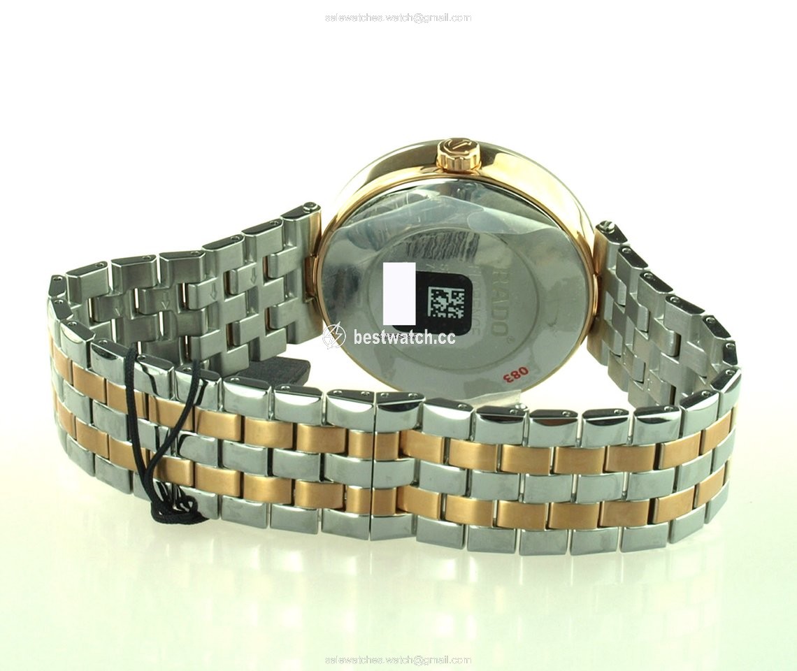 IMG_9085 Rado Florence Mens watch Unisex Quartz Gold Steel R48902733 Replica 2