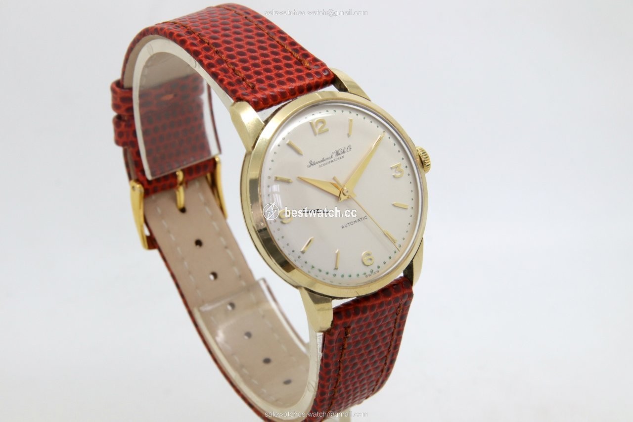 IMG_9085 IWC Mens watch Unisex Automatic Yellow gold 853 Replica 2