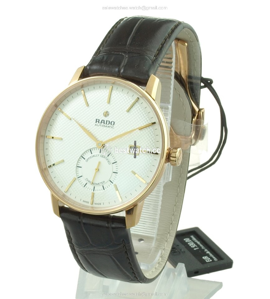 Rado Coupole Mens watch Unisex Automatic Gold Steel R22881025 Replica 2