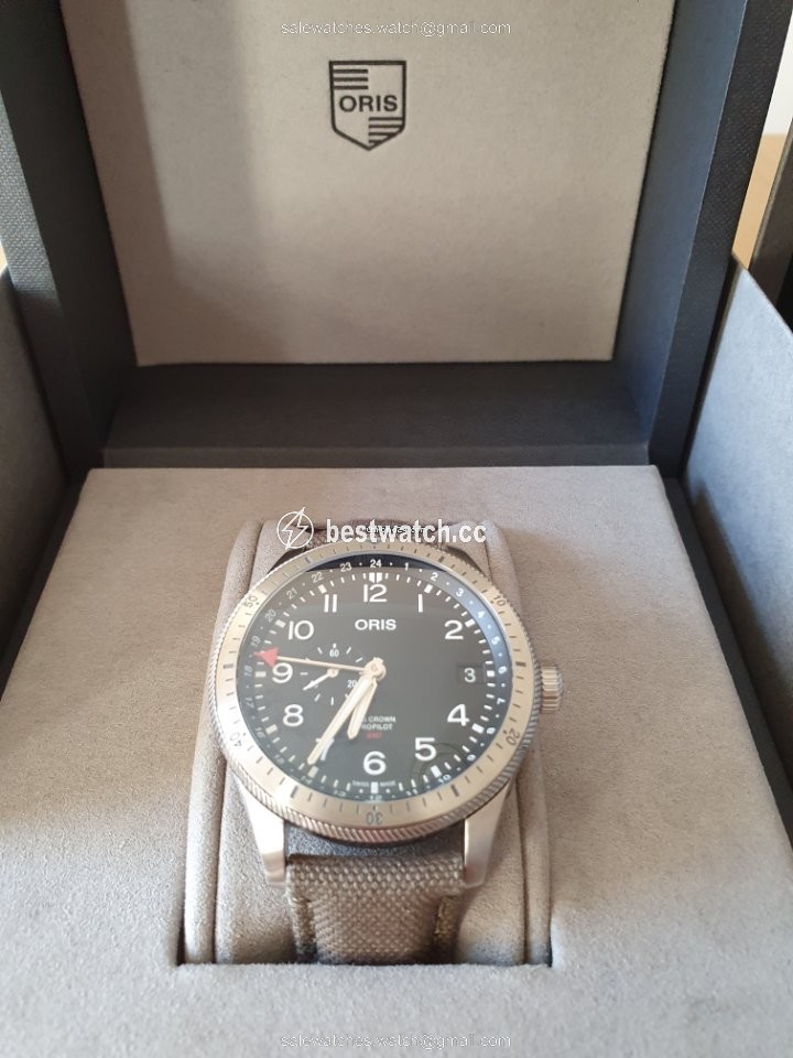 IMG_9085 Oris Big Crown ProPilot GMT Mens watch Unisex Automatic Steel 01 748 7756 4064-07 3 22 02LC Replica 2