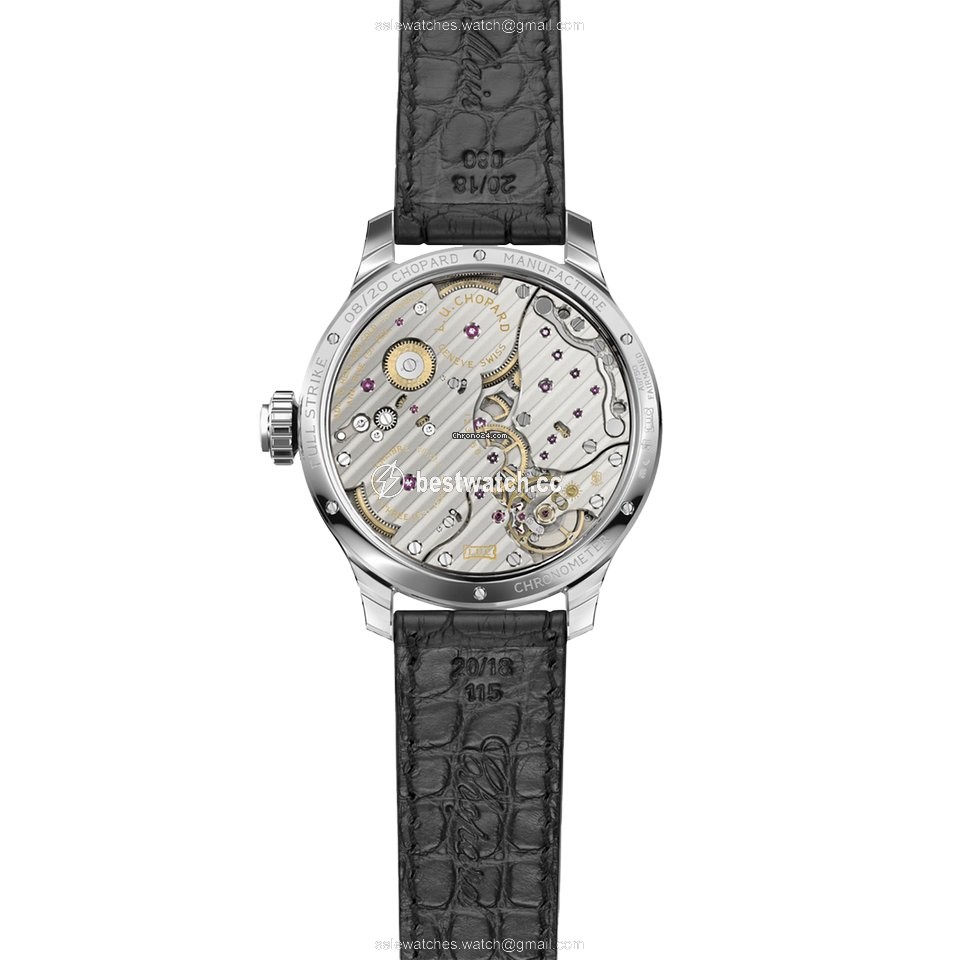 Chopard L.U.C Mens watch Unisex Manual winding White gold 161947-1001 Replica 2