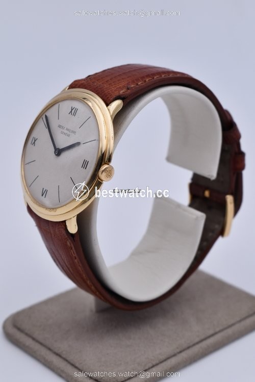 IMG_9085 Patek Philippe Calatrava Mens watch Unisex Manual winding Yellow gold 2501 Replica 2