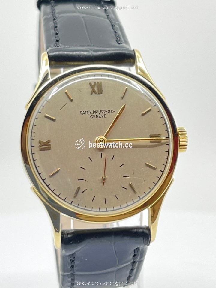 IMG_9085 Patek Philippe Calatrava Mens watch Unisex Manual winding Yellow gold 1516 Replica 2