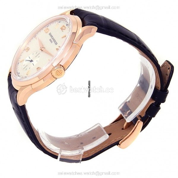 Baume & Mercier Clifton Mens watch Unisex Manual winding Rose gold M0A10060 Replica 2