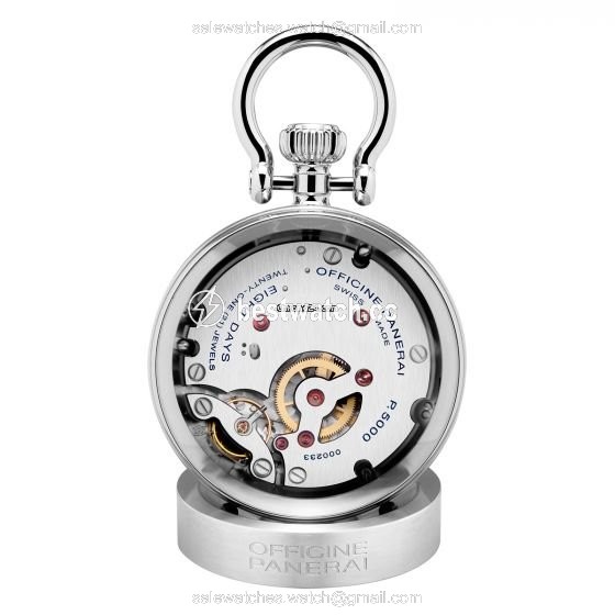 IMG_9085 Panerai Table Clock Manual winding Steel PAM 00651 Replica 2