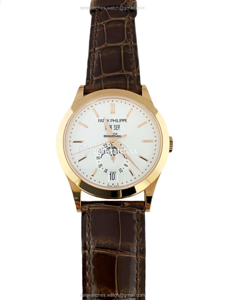 IMG_9085 Patek Philippe Annual Calendar Mens watch Unisex Automatic Rose gold 5396R-011 Replica 2