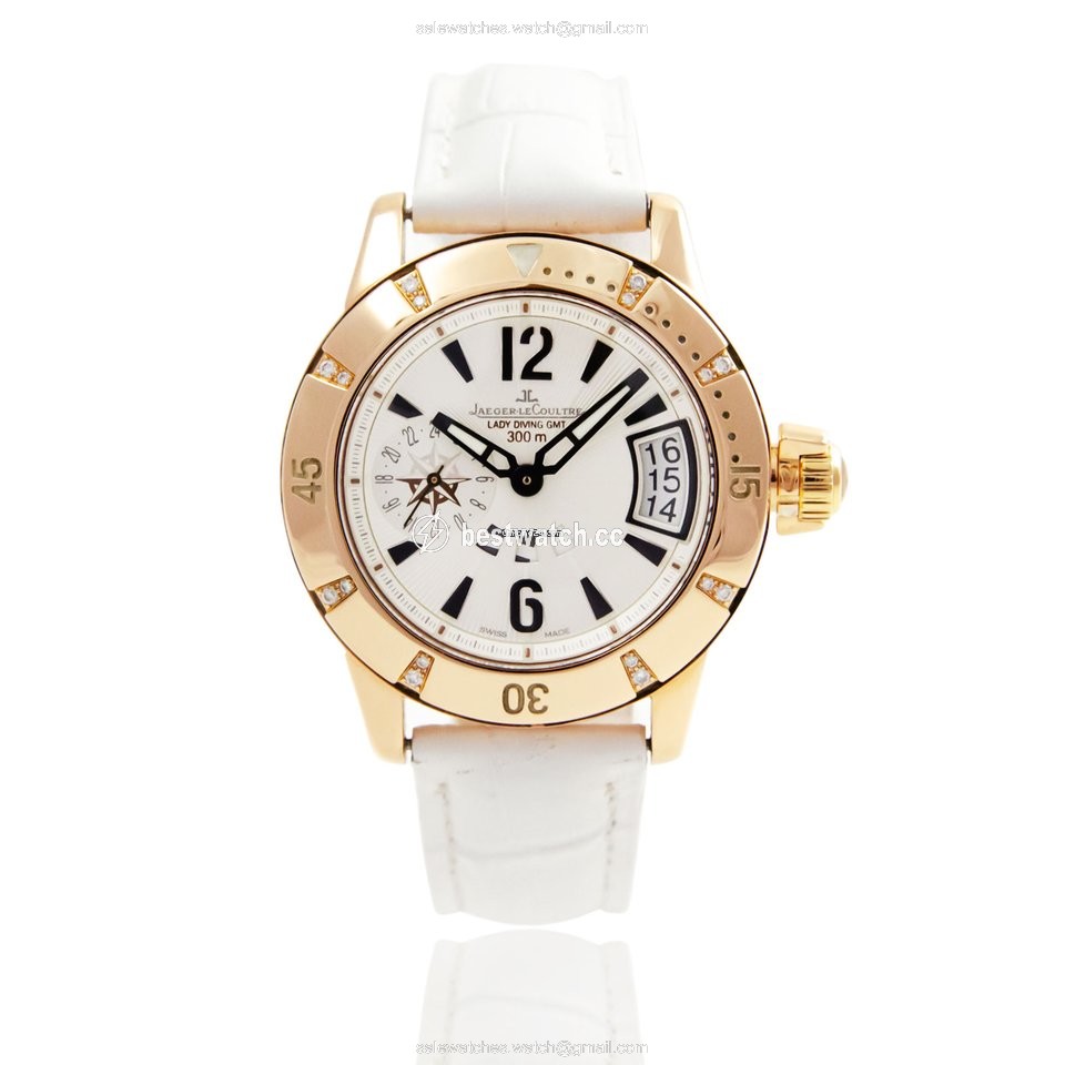 IMG_9085 Jaeger-LeCoultre Master Compressor Diving GMT Womens watch Automatic Rose gold Q1892420 Replica 2