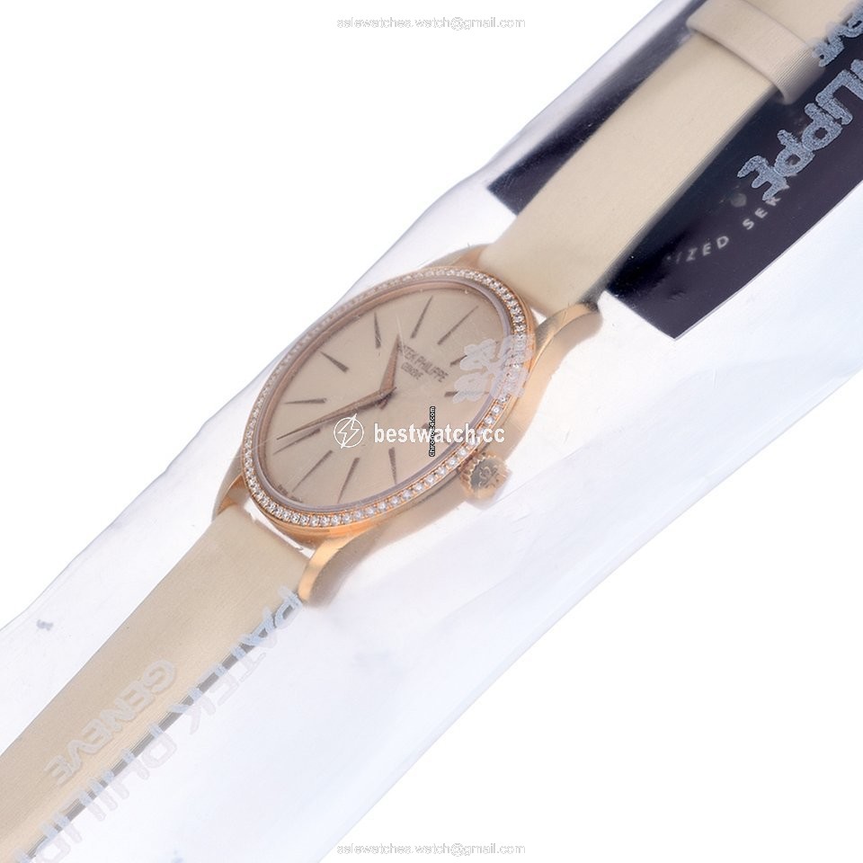 IMG_9085 Patek Philippe Calatrava Womens watch Manual winding Rose gold 4897R Replica 2
