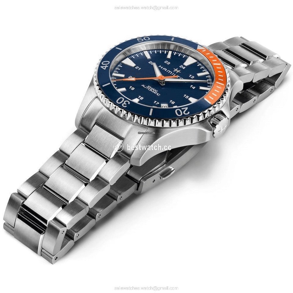 IMG_9085 Hamilton Khaki Navy Mens watch Unisex Automatic Steel H82365141 Replica 2