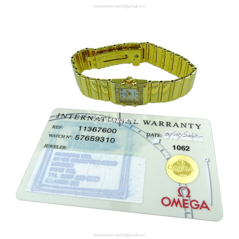 IMG_9085 Omega Constellation Quartz Womens watch Quartz Yellow gold 1136.76.00 Replica 2