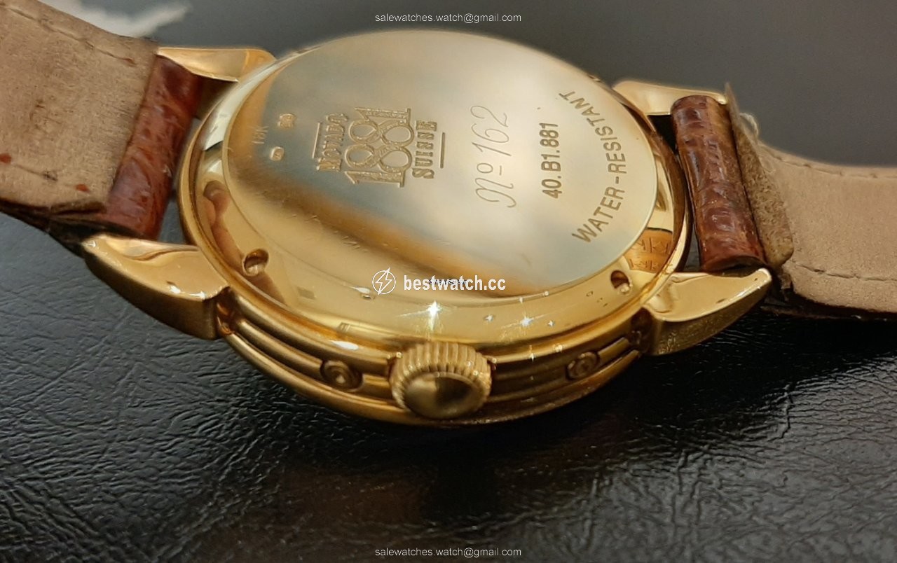 IMG_9085 Movado Mens watch Unisex Automatic Yellow gold 40.B1.881 Replica 2