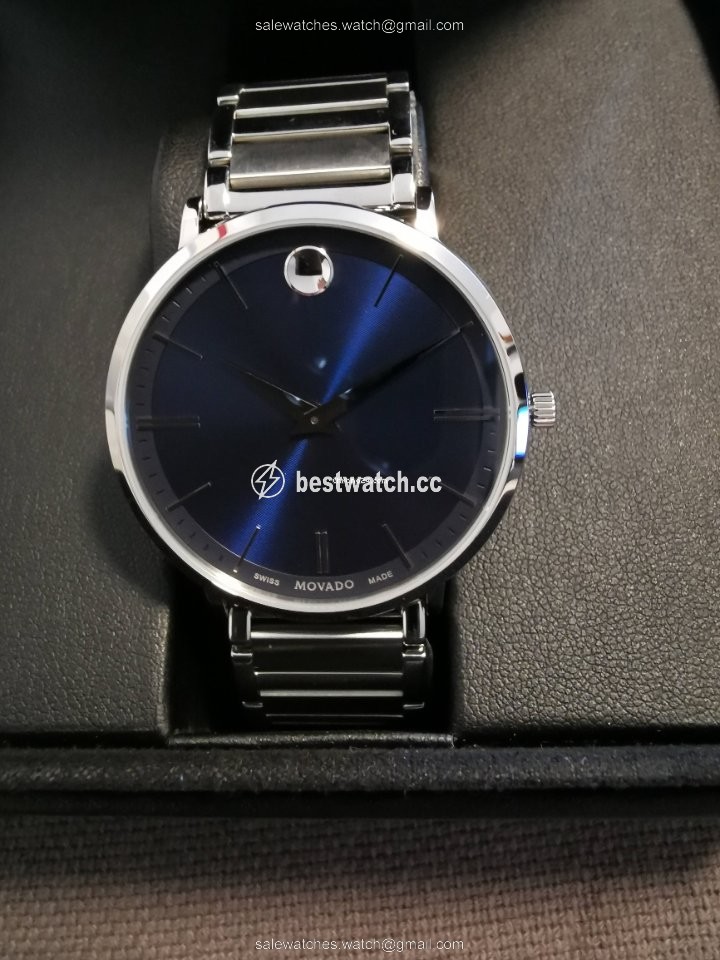Movado Mens watch Unisex Quartz Steel 0607167 Replica 2
