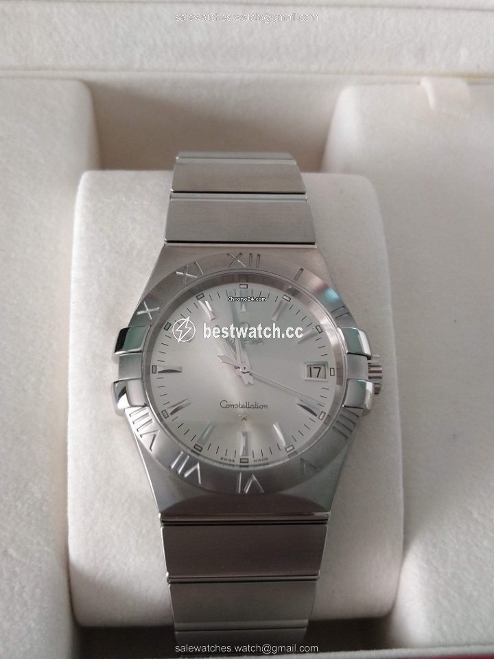Omega Constellation Quartz Mens watch Unisex Quartz Gold Steel 12310356002001 Replica 2