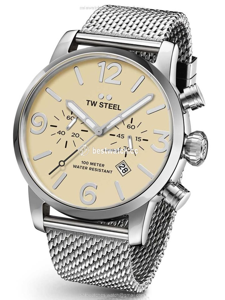 TW Steel Mens watch Unisex Quartz Steel MB4 Replica 2