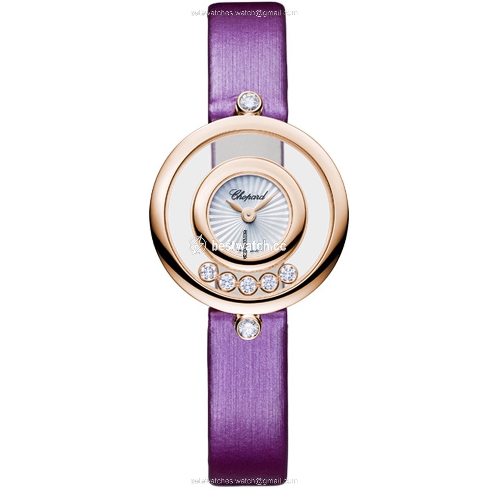 Chopard Happy Diamonds Womens watch Quartz Rose gold 209415-5001 Replica 2