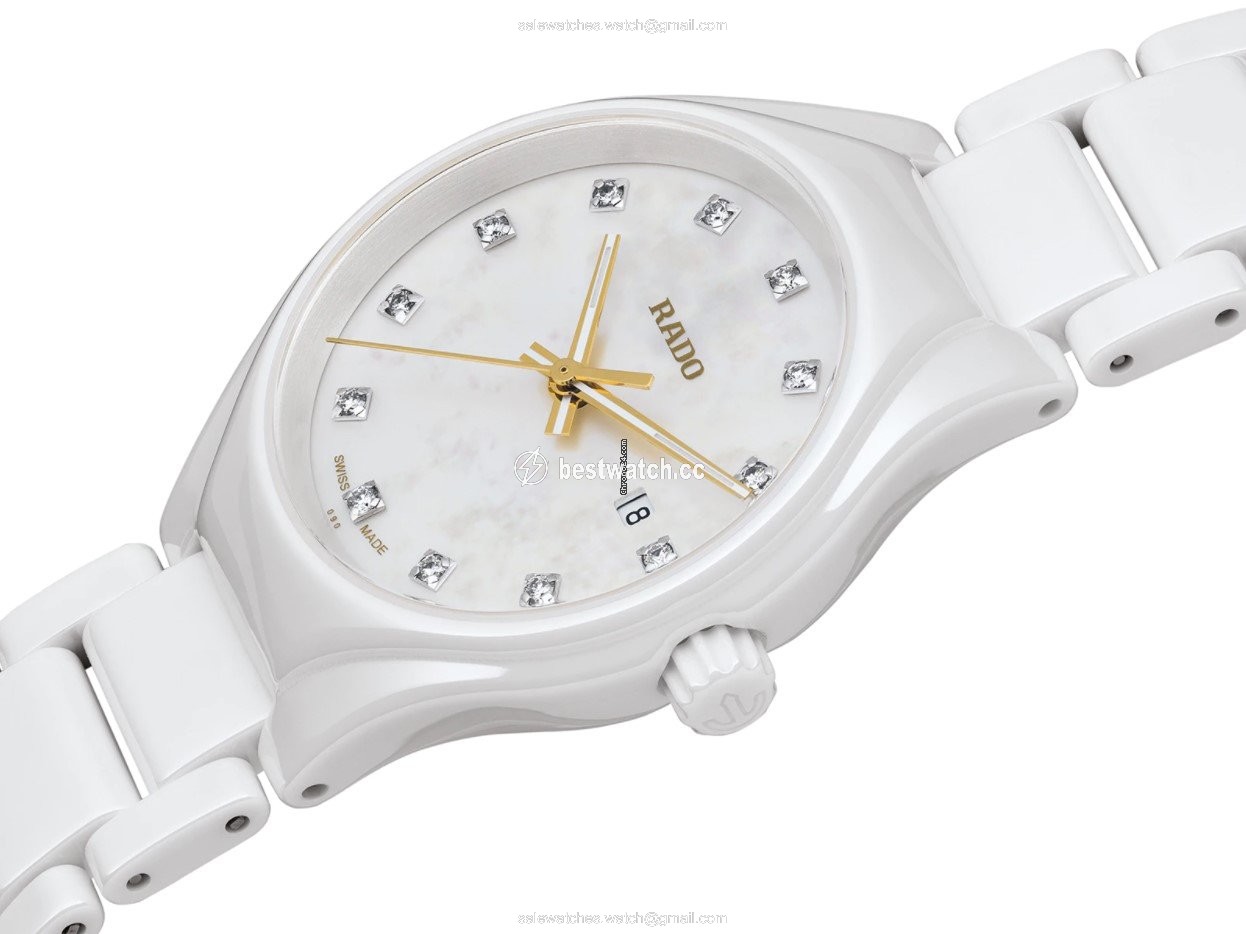 IMG_9085 Rado True Womens watch Quartz Ceramic R27061902 Replica 2