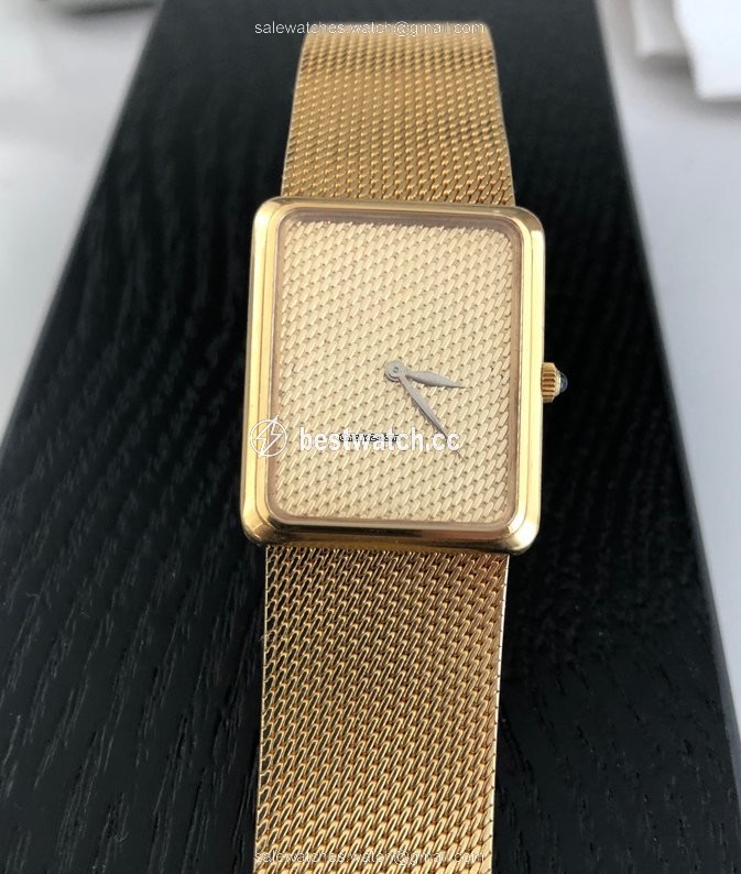 IMG_9085 Piaget Polo Mens watch Unisex Manual winding Yellow gold 9297 Replica 2