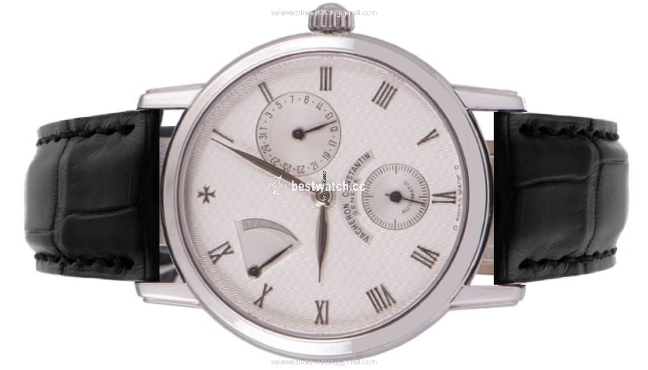 IMG_9085 Vacheron Constantin Patrimony Mens watch Unisex Automatic White gold 47200 000G Replica 2