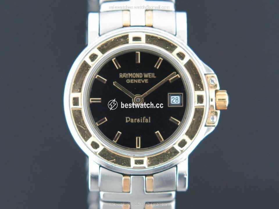 Raymond Weil Parsifal Mens watch Unisex Quartz Gold Steel 9430 Replica 2